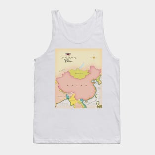 Illustrated map of China Tank Top